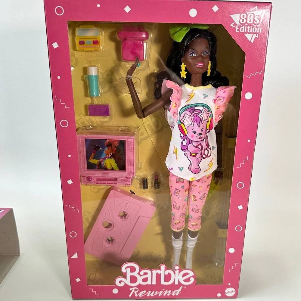 Barbie Rewind 80’s Edition Retro Throwback VHS Box Barbie *NEW‎ IN BOX*  HJX19
